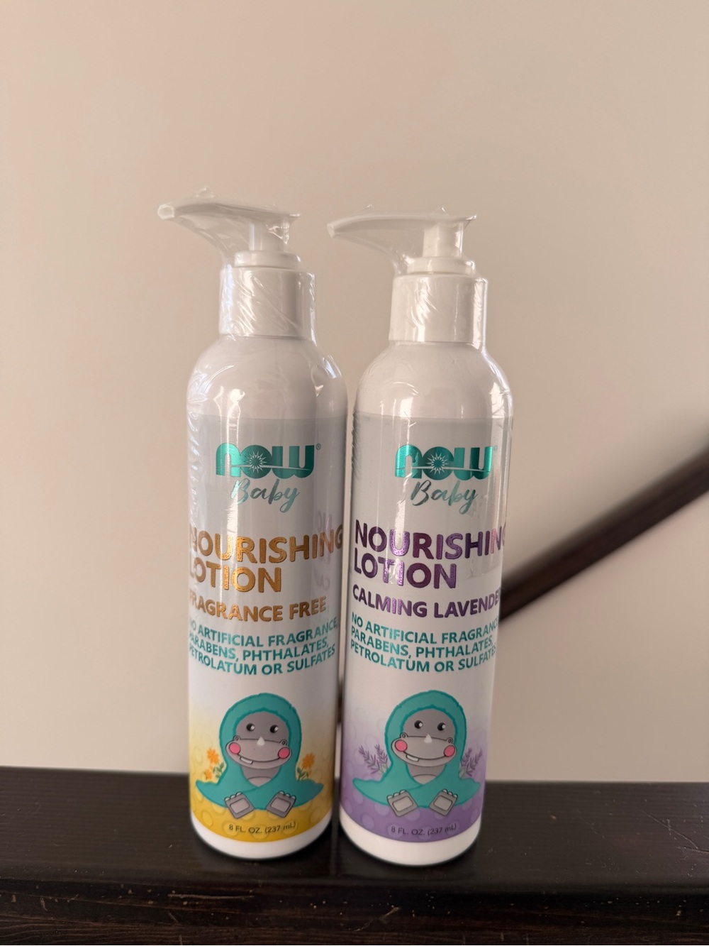 Nourishing Lotion - Calming Lavender & Fragrance Free (Purple, Cream)